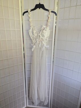 For Love & Lemons Amore Floral Maxi Slip Dress